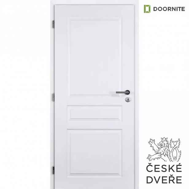 Interiérové dveře Troja plné 60L bílé