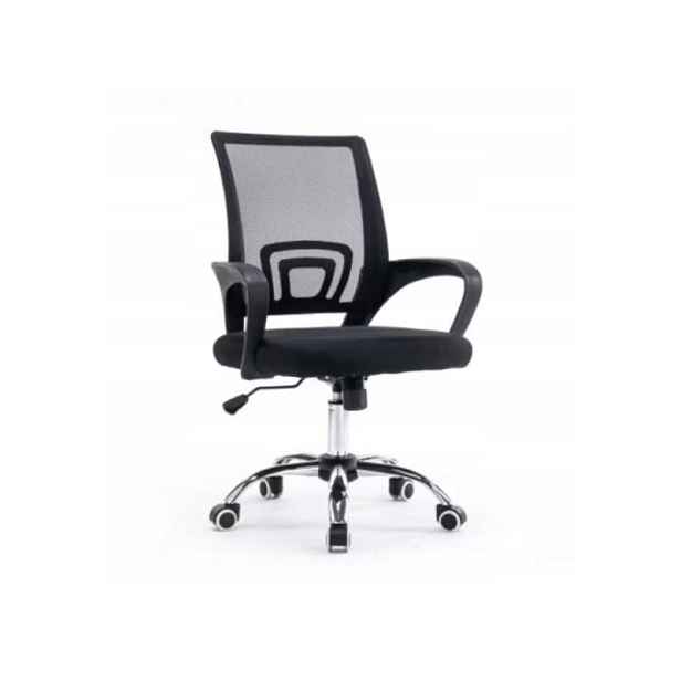 Kancelářská židle Otočná černá Mesh síťovina Komfortní Ergonomická
