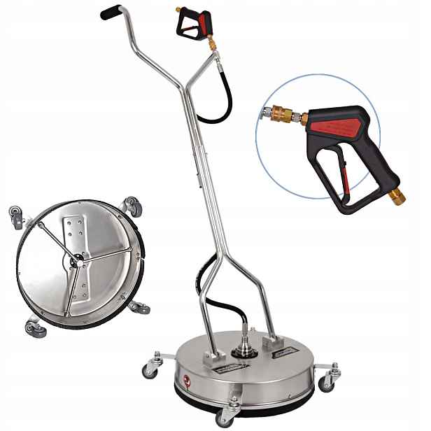 Kartáč T-racer 18 Inox 350 Bar na dlažební kostky betonu 3/8 pro Nilfisk MC Mh