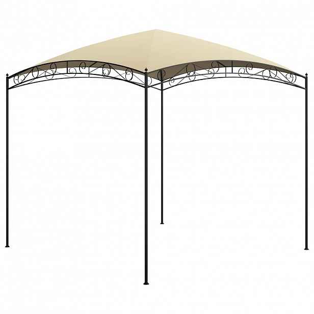 vidaXL Altán 3 x 3 x 2,65 m krémový 180 g/m²