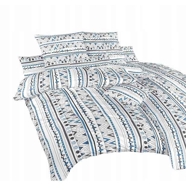 Dadka Povlečení bavlna Indián denim 140x200, 70x90 cm