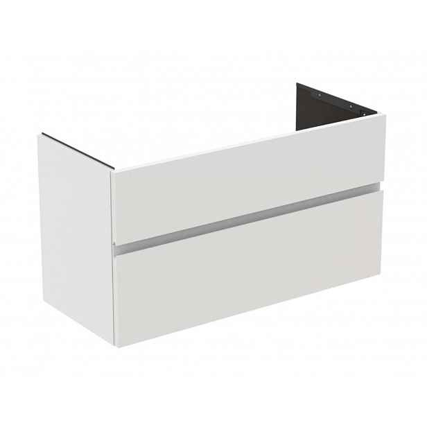 Ideal Standard Finesse - Umyvadlová skříňka, 100x44x55 cm, 2 zásuvky, matná bílá E3388Y1