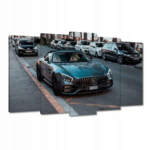 Obrazy 100x60 Černé auto Bentley