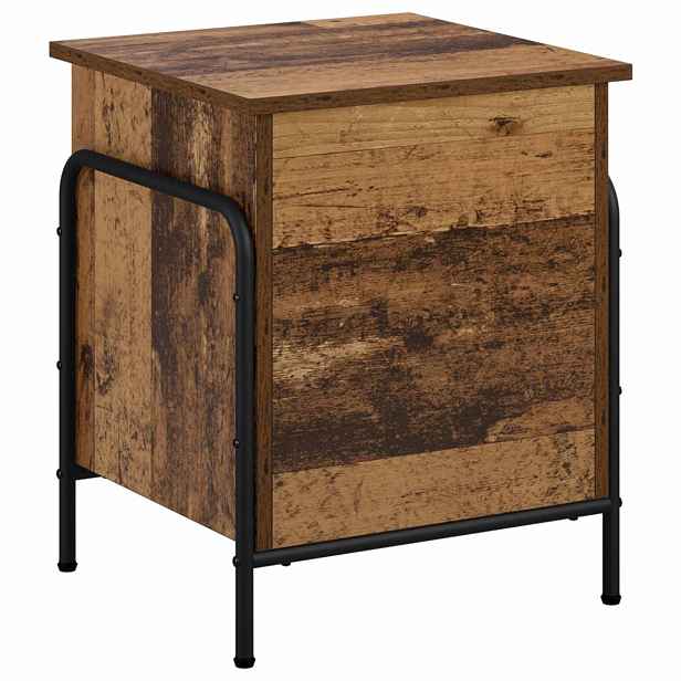 vidaXL Úložná krabice Staré dřevo 80 x 40 x 49,5 cm Kompozitní dřevo