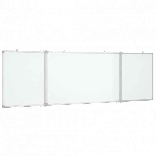 vidaXL Magnetická tabule rozkládací 160 x 50 x 1,7 cm hliník