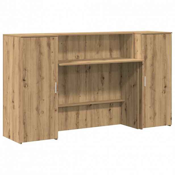 vidaXL Recepční stůl dub artisan 180x50x103,5 cm kompozitní dřevo