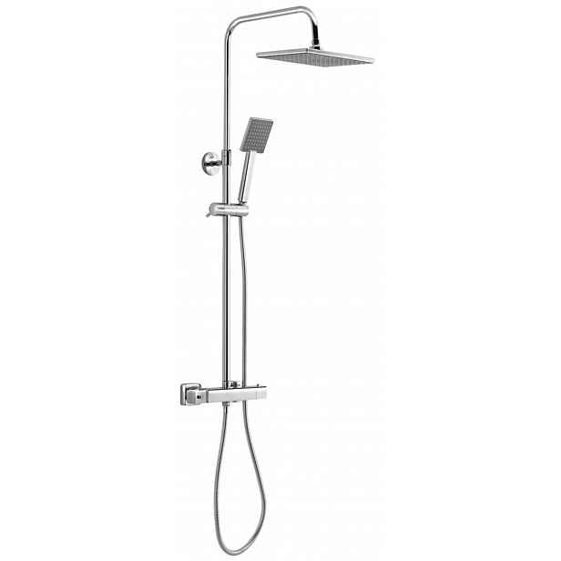 Aqualine - Sprchový set Talia s termostatem, 26x18 cm, chrom SL440
