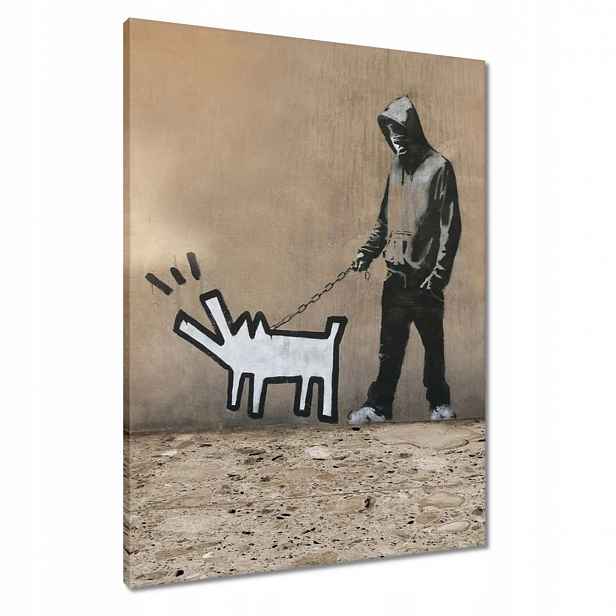 Obrazy 60x80 Banksy Pejsek