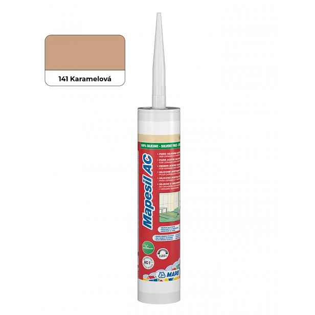 Sanitární silikon Mapei Mapesil 310 ml AC 141 karamelová