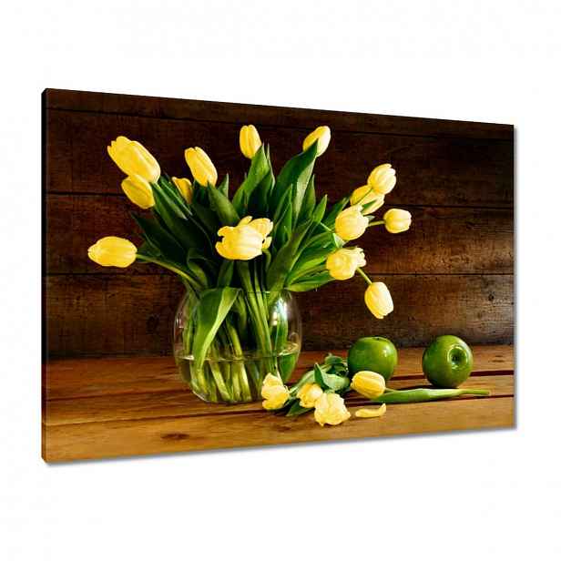 Obrazy 100x70 Žluté tulipány