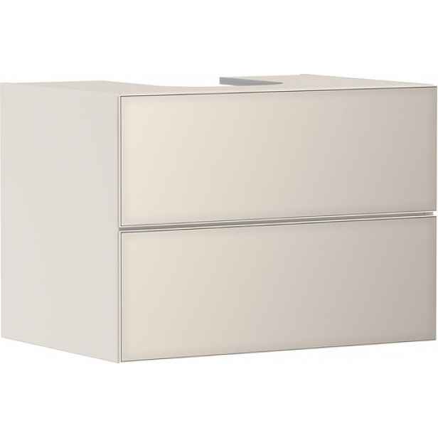 Skříňka pod umyvadlo pod desku Hansgrohe Xevolos E 78x55,5x55 cm písková matná béžová mat 54188790