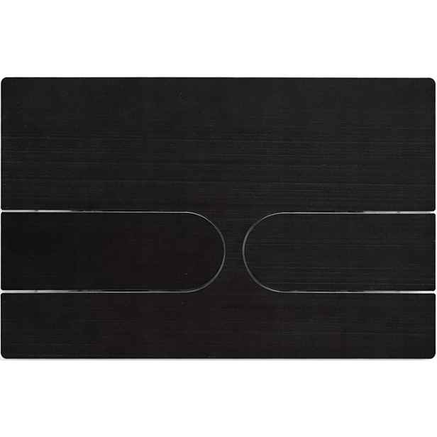 Splachovací tlačítko Ocel T3 černá matná pro Wc Geberit Duofix Sigma UP320 720