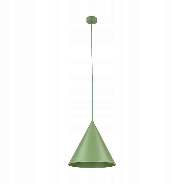 Závěsná lampa Cono L zelená 1xE27 Loft Dekorativní Do Jídelny Kuchyně IP20