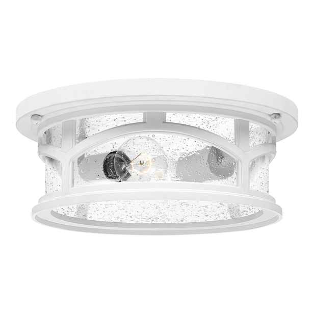 Quoizel Stropní Svítidlo Stropní Svítidlo Venkovní Bílá IP44 E27 2x60W Marblehead