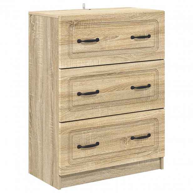 vidaXL Skříň se zásuvkami 66 x 34,5 x 87 cm Kompozitní dřevo