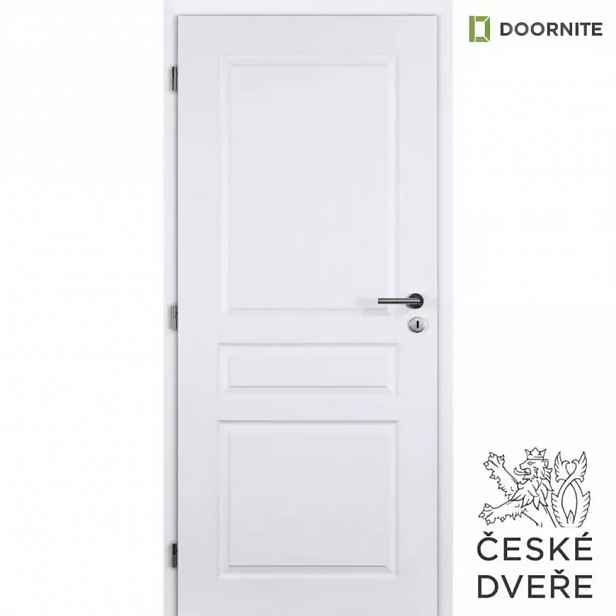 Interiérové dveře Troja plné 80L bílé