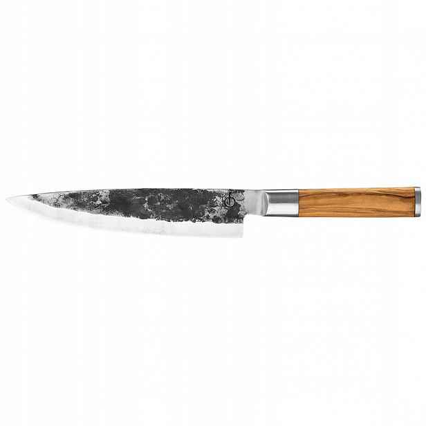 Nůž šéfa Forged Olive 20,5 cm, olivové dřevo, japonská ocel