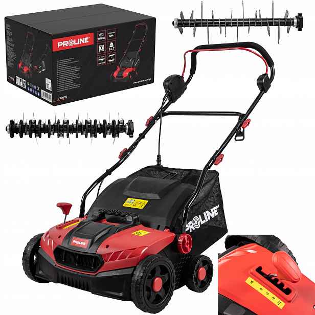 Provzdušňovač Vertikutátor 1500W, 360MM 45L Proline
