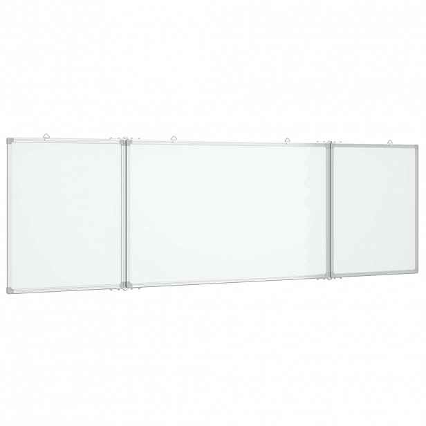 vidaXL Magnetická tabule rozkládací 160 x 60 x 1,7 cm hliník