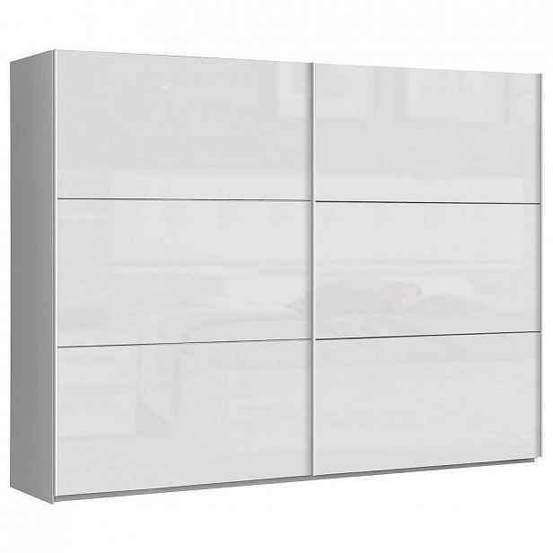 Carryhome Skříň S Posuvnými Dveřmi, Bílá