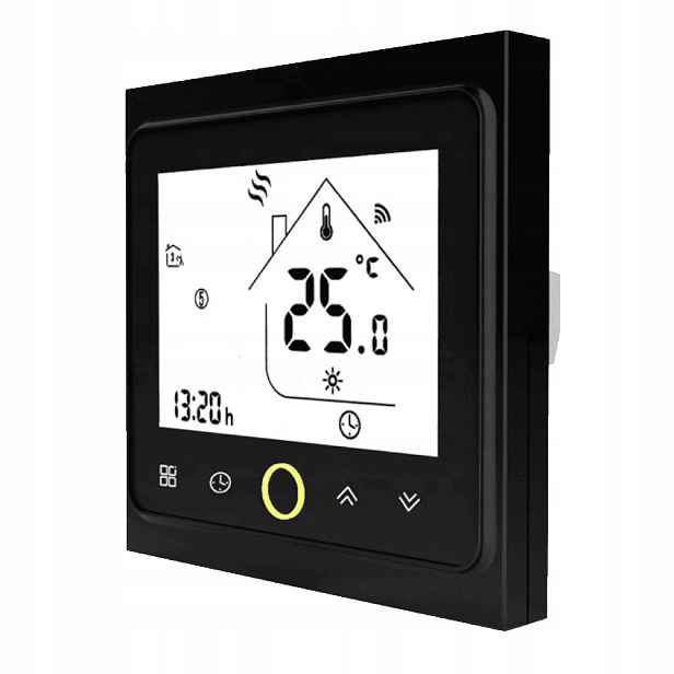 Termostat pro plynové vytápění 5A bílý Wi-Fi Moes BHT-002-GCLW Tuya