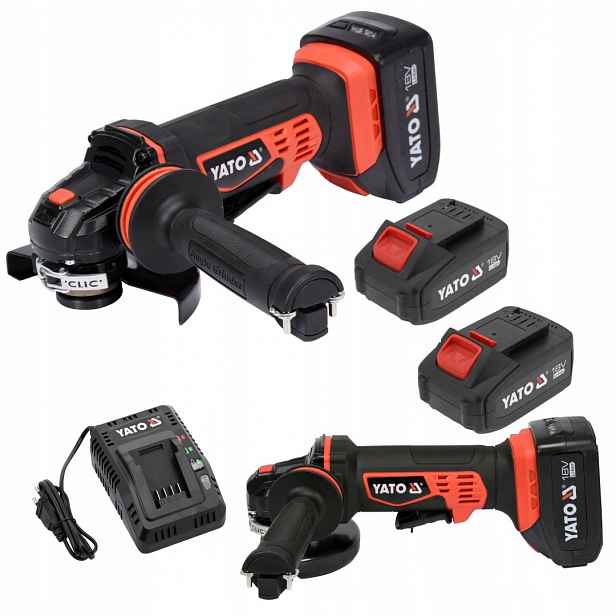 Úhlová Bruska 125MM 18V 2X3AH Yato YT-82828