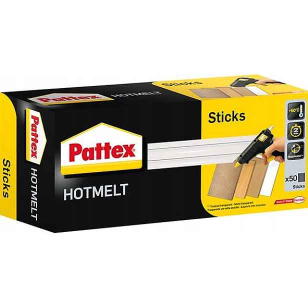 Vložka pistolí pro lepení za tepla Pattex průhledný 6 x 1 kg Henkel