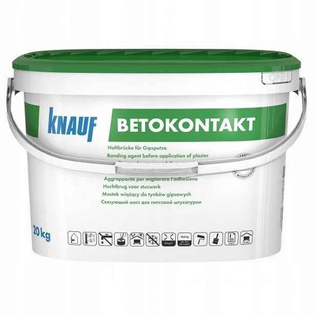 Základní Nátěrový Přípravek Knauf Betokontakt S Křemenným Pískem 20 Kg