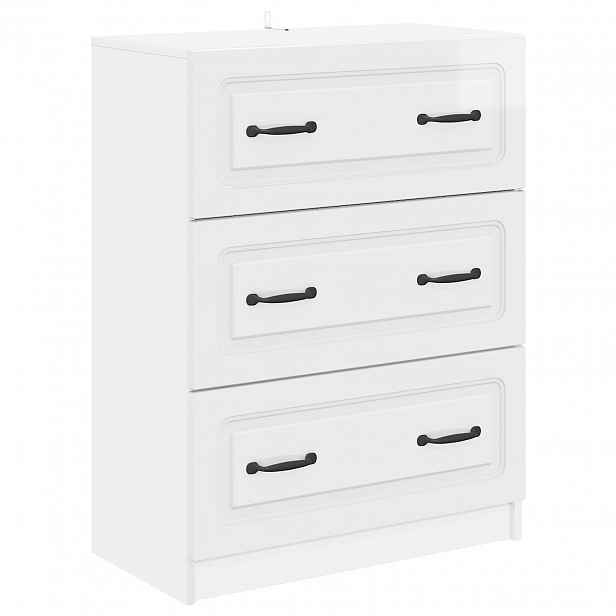 vidaXL Skříň se zásuvkami 66 x 34,5 x 87 cm Kompozitní dřevo