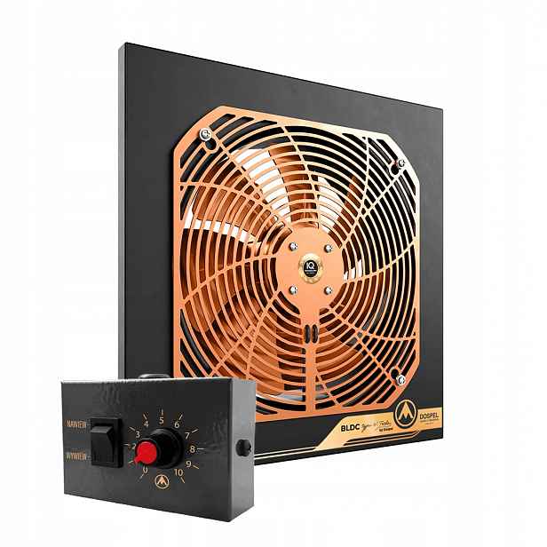 Axiální ventilátor Dospel 007-9212 Woks 200 Gold reverzní Tesla 40W 720 m3/h