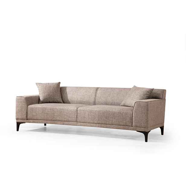 Hanah Home Třímístná pohovka Petra 212 cm béžová