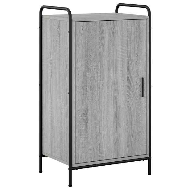 vidaXL Skříň na obuv 51 x 36,5 x 93 cm Kompozitní dřevo Šedý Sonoma