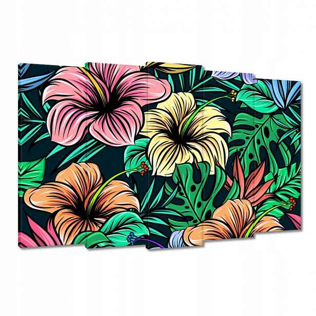 Obrazy 150x95 Monstera Zelený list
