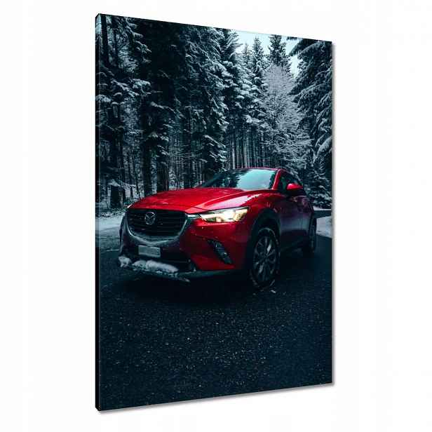 Obrazy 70x100 Červená Mazda Auto