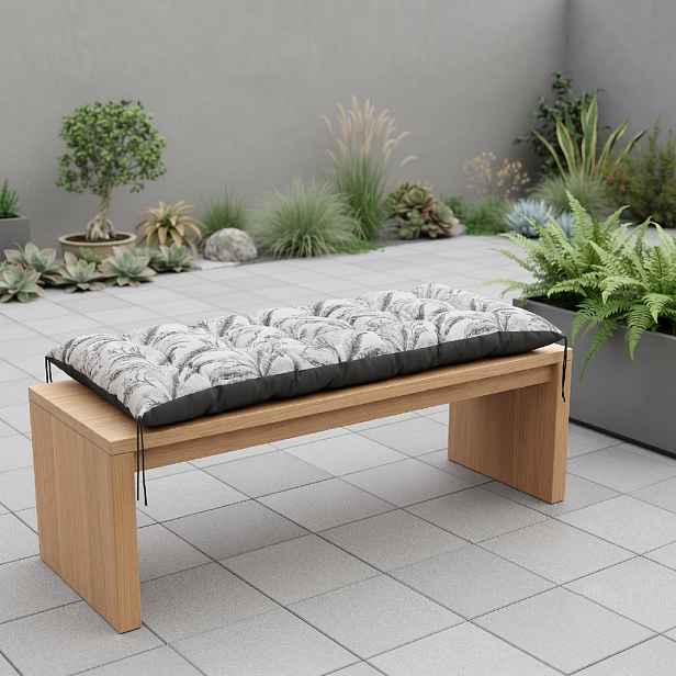 Prošívané sezení na lavici WILSON vzor 136 různé rozměry, polstr na zahradní lavici - sedák Mybesthome Rozměr: 120x40 cm