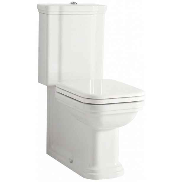 Sapho Kerasan Waldorf - WC kombi, vario odpad, bílá/chrom WCSET04-WALDORF