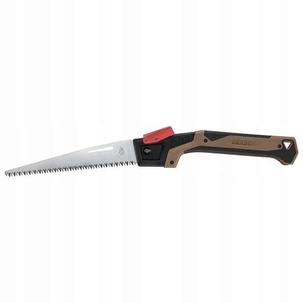 Skládací pila Gerber Bushcraft Saw 45 cm ocel SK5 coyote hnědá