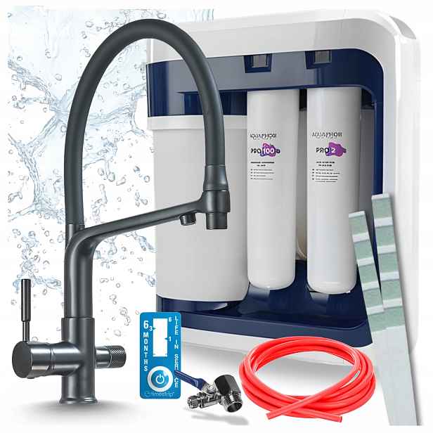 Flexibilní Kuchyňská Baterie A Filtr Aquaphor Ro 202S Pro Reverzní Osmózu