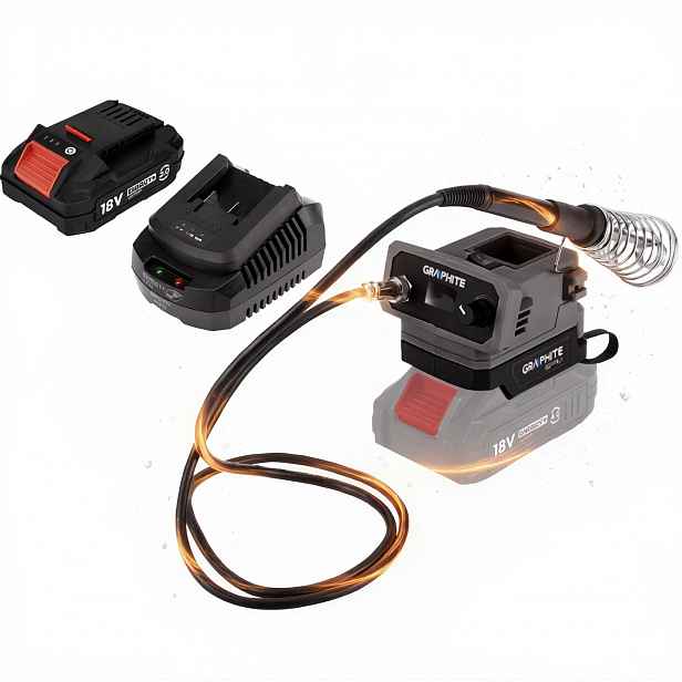 Graphite Pájecí Stanice Pro Akumulátor 2AH 58GE143 18V Set Energy+
