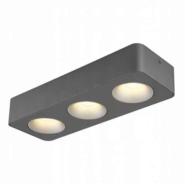 Led nástěnné svítidlo 14W 780lm 3000K Šedé hliníkové Globo Lighting 5.5 cm