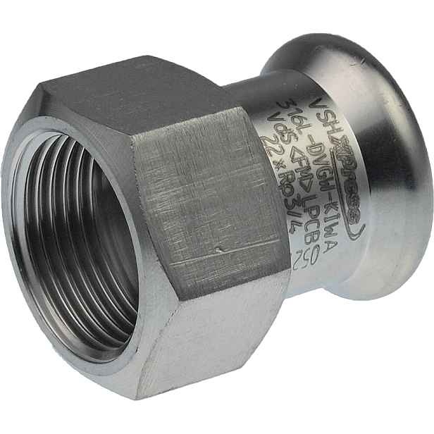Přechodka lisovací Sanha Therm 24270G 22 mm × 1" vnitřní závit