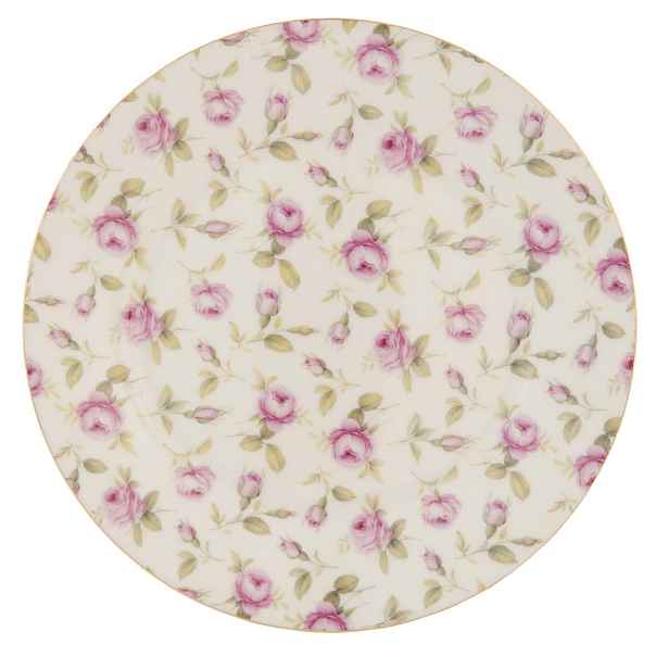 Talíř dezertní Tea Rose - Ø 22 cm Clayre & Eef