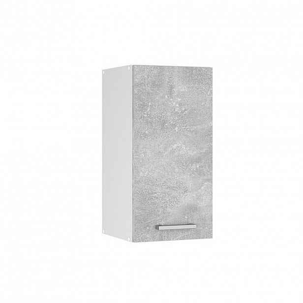 Vicco UNIVERZÁLNÍ NÁSTĚNNÁ SKŘÍŇKA R-Line Beton 40 cm s otevřenými policemi