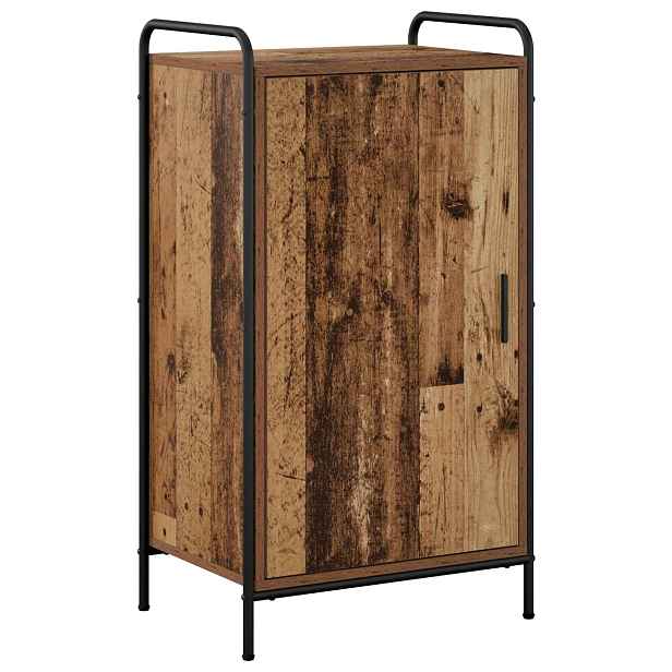 vidaXL Skříň na obuv 51 x 36,5 x 93 cm Kompozitní dřevo Staré dřevo