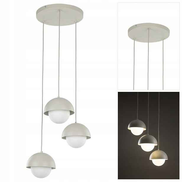 Závěsná lampa Bono béžová, moderní měkké světlo do kuchyně Tk Lighting