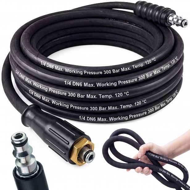 Hadice 10 M Pro Čističku Lavor Stm Galaxy M22X1,5 Quick Connect DN6 300 Bar 120°C