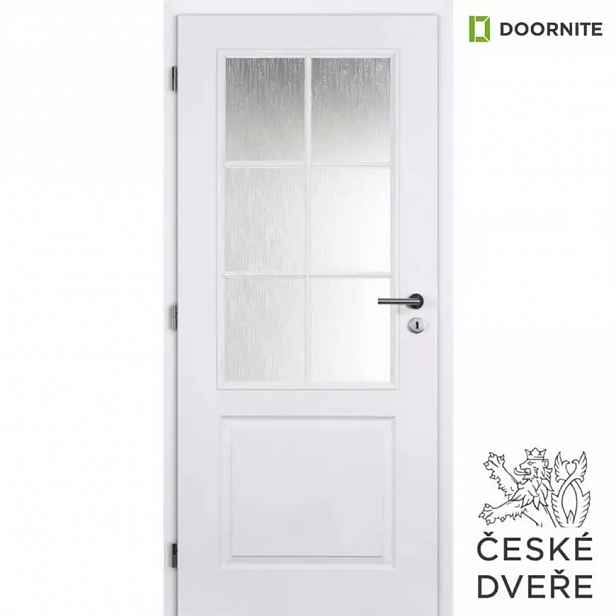 Interiérové dveře Aulida 2/3 Sklo Bílé 70L