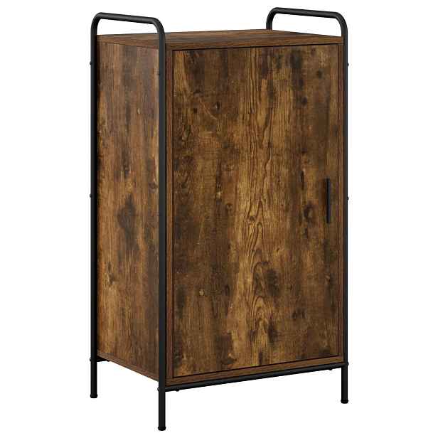 vidaXL Skříň na obuv 51 x 36,5 x 93 cm Kompozitní dřevo Kouřový dub