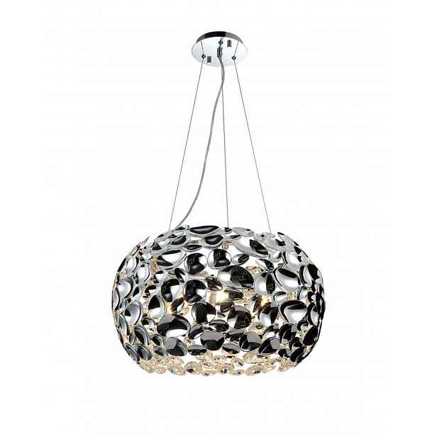 Závěsná lampa Carera Cromo