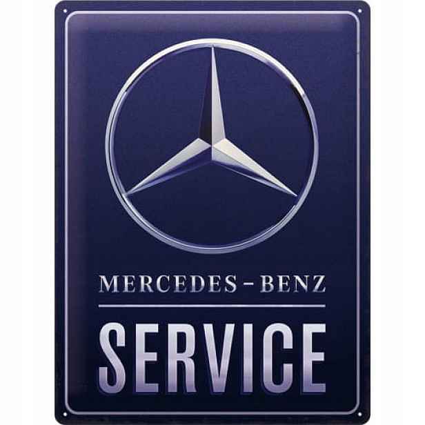 Kovový Štítek Mercedes-benz Service B66058165